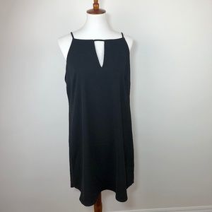 Amanda Uprichard Black Dress w/ Keyhole, Sz Large